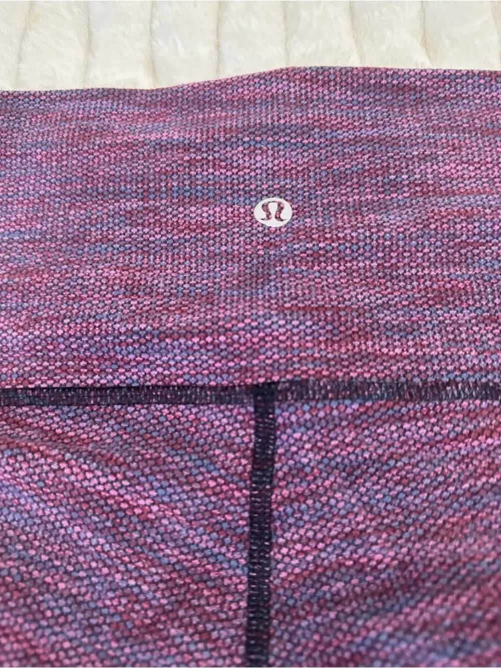 lululemon athletica Heathered Plum Cropped Leggings